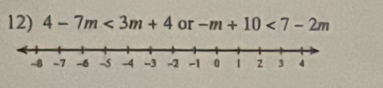 4-7m<3m+4 or -m+10<7-2m</tex>