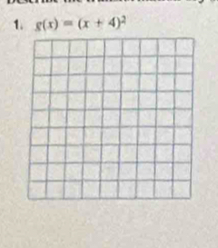 g(x)=(x+4)^2