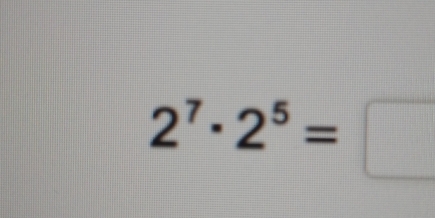 2^7· 2^5=□