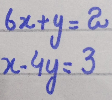 x-4y=3