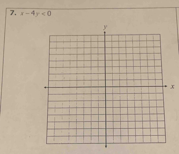 x-4y<0</tex>
x