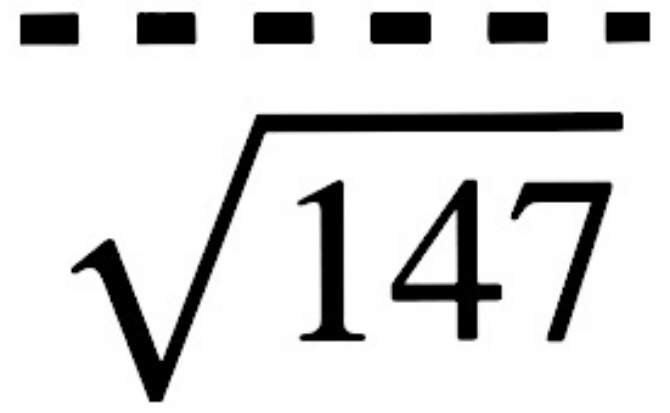 sqrt(147)