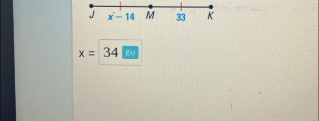 x= 34 f(x)