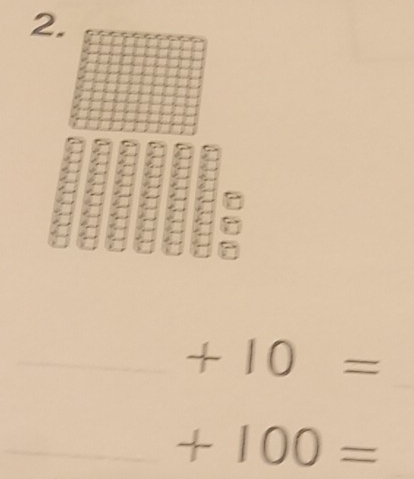 ^+10=
_ +100=