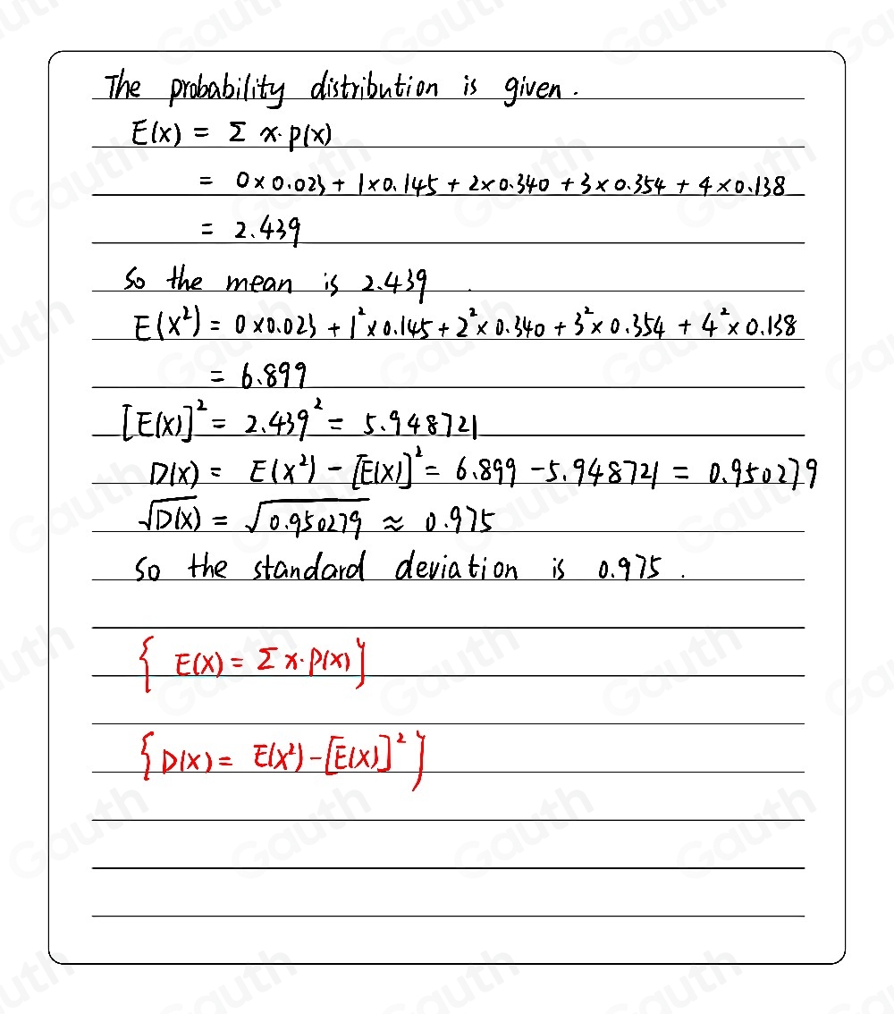 Solved: Identifying Probability Distributions. In Exercises 7-14 ...