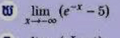 limlimits _xto -∈fty (e^(-x)-5)