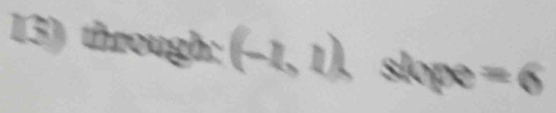 (-1,1)
e=6