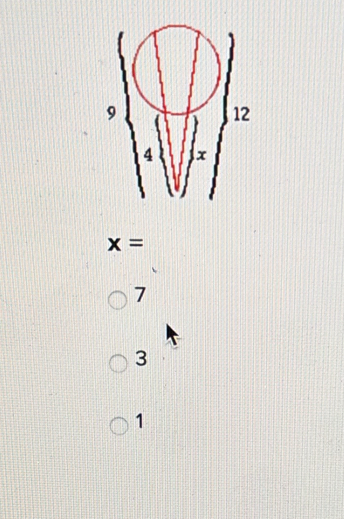 x=
7
3
1