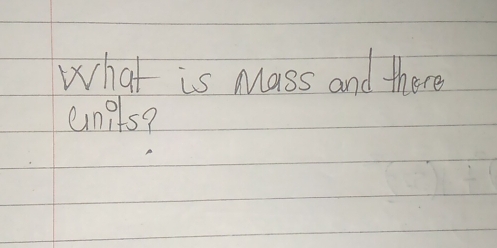 what is Mass and there 
andls?