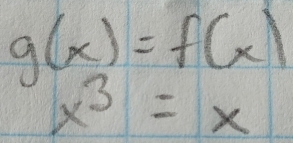 g(x)=f(x)
x^3=x