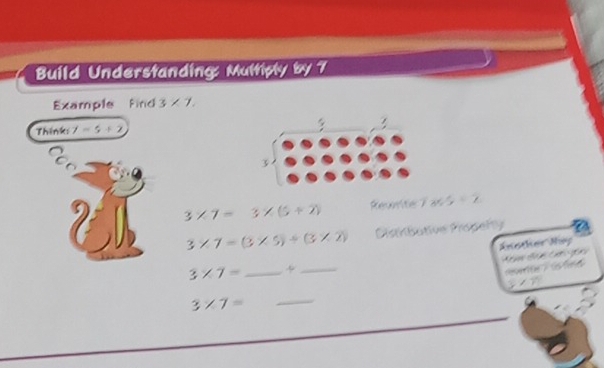 Solved: Build Understanding: Multiply by 7 Example Find 3* 7. Think: 7 ...