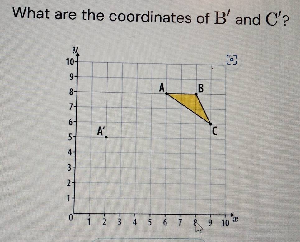 What are the coordinates of B' and C' ?