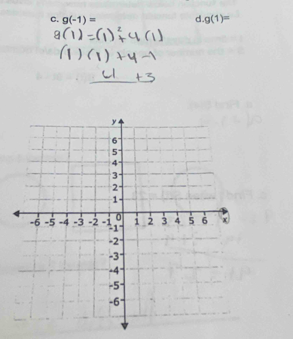 C. g(-1)= d. g(1)=
_