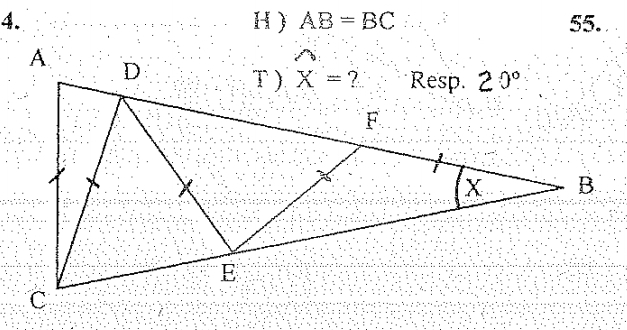 ) AB=BC 55.