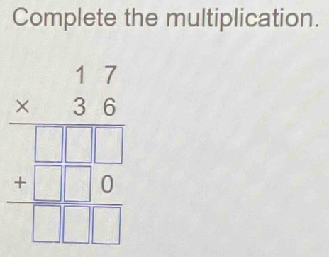 Complete the multiplication.
beginarrayr 1.beginarrayr 1&731.5 +□  +0 hline □ endarray