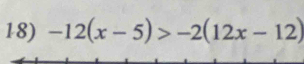 -12(x-5)>-2(12x-12)