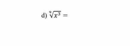 sqrt[9](x^3)=