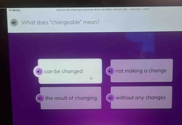 Solved: Ready Determine Word Meanings Using Known Words and Suffixes ...