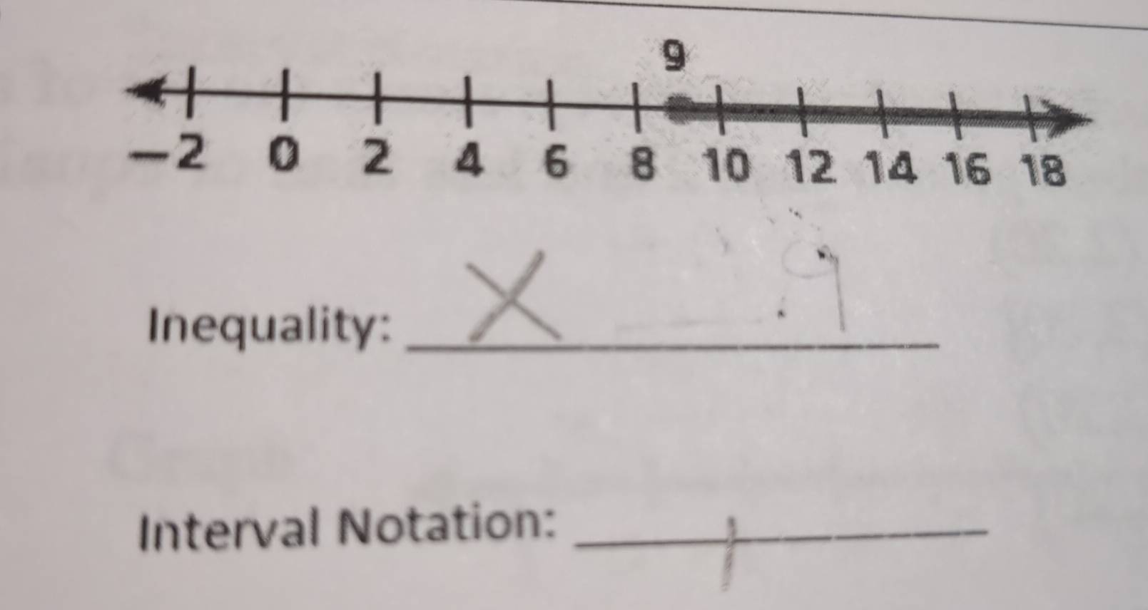 Inequality:_ 
Interval Notation:_