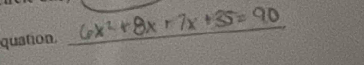 6x^2+8x+7x+35=90