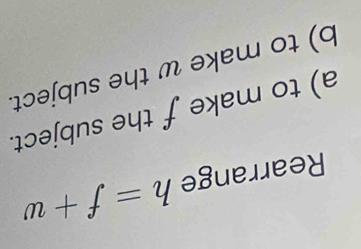 ɪɔə!qns ə4ɪ m əχew 0ɪ (q 
३०ə!qns ə4ɪ ∫ əeɯ 0ɪ (e
n+f=y ə8ueleəd