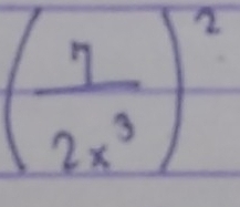 ( 7/2x^3 )^2