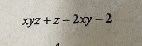 xyz+z-2xy-2