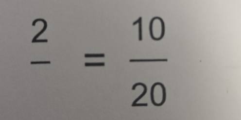 frac 2= 10/20 