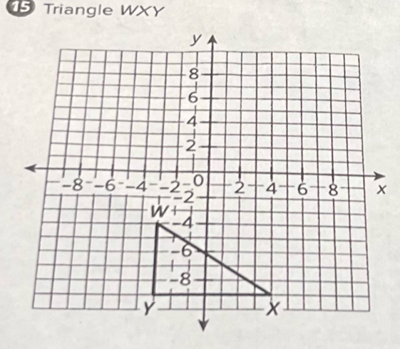 Triangle WXY