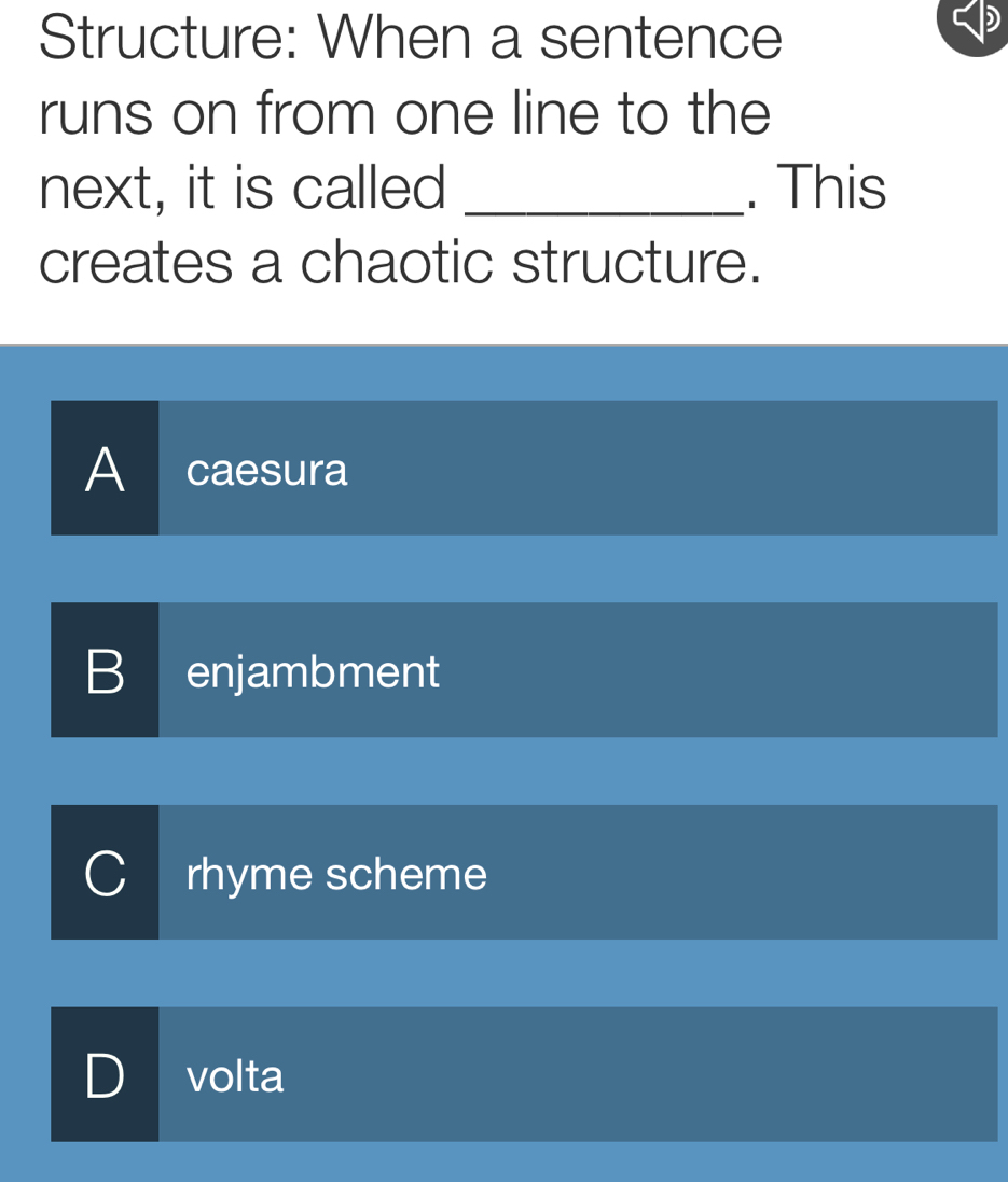 Solved: Structure: When a sentence D runs on from one line to the next ...