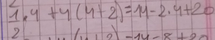  1/2 · 4+4(4+2)=14-2· 4+20
11
1. 10)-1-8+2=