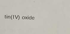 tin(IV) oxide