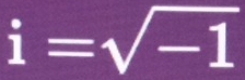 i=sqrt(-1)