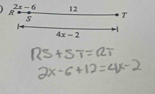 2x-6
) R
12
S 
T 
-
4x-2