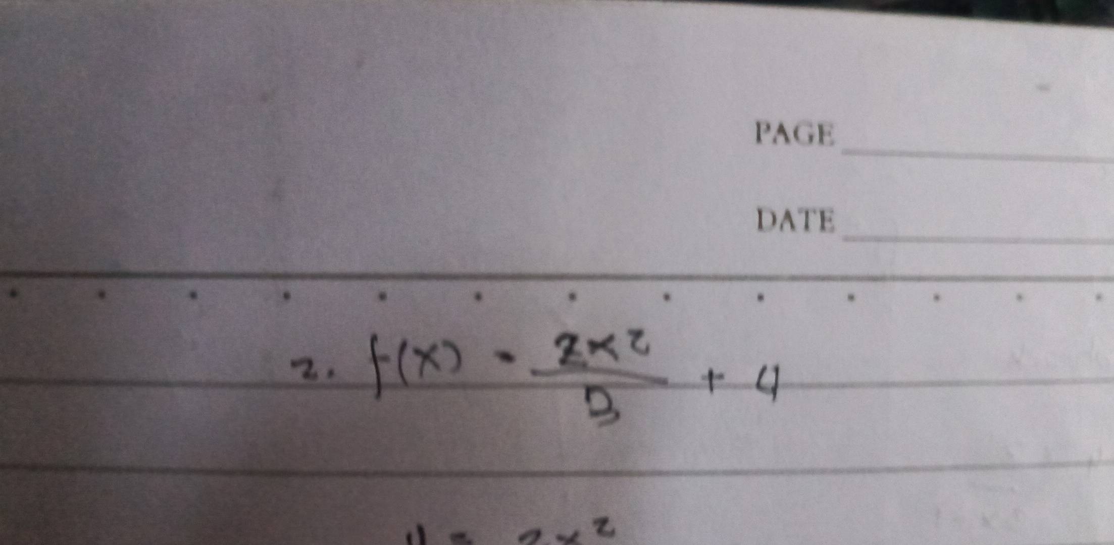 f(x)= 2x^2/3 +4
11=2x^2