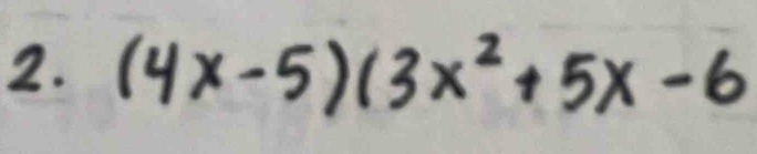 (4x-5)(3x^2+5x-6