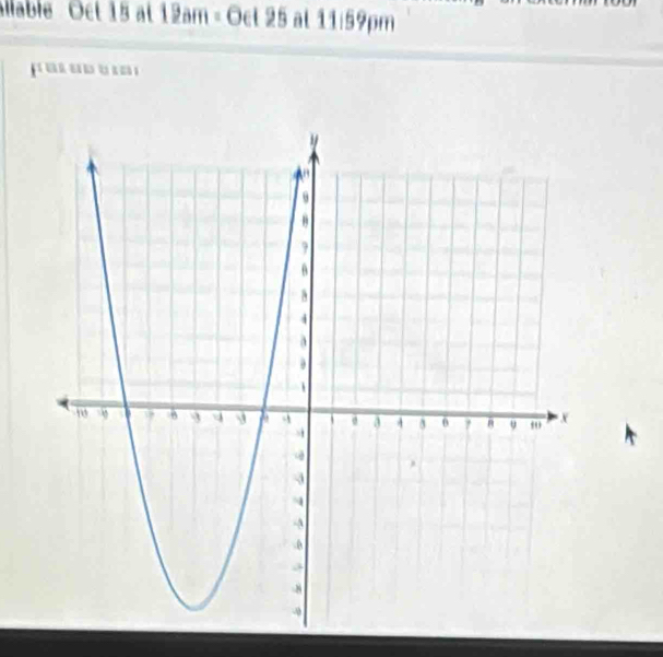 allable Oct 15 at 12am = Oct 25 at 11:59pm