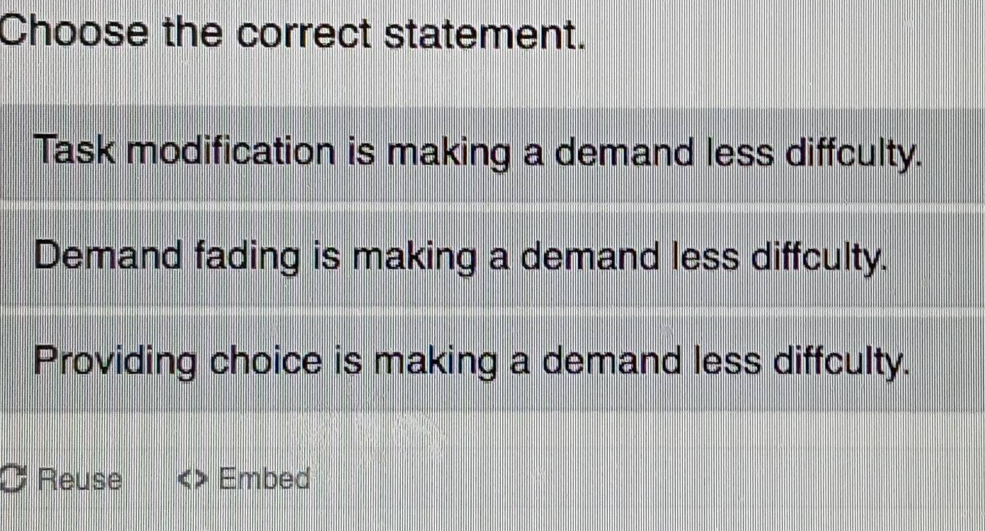 Solved: Choose the correct statement. Task modification is making a ...
