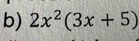 2x^2(3x+5)