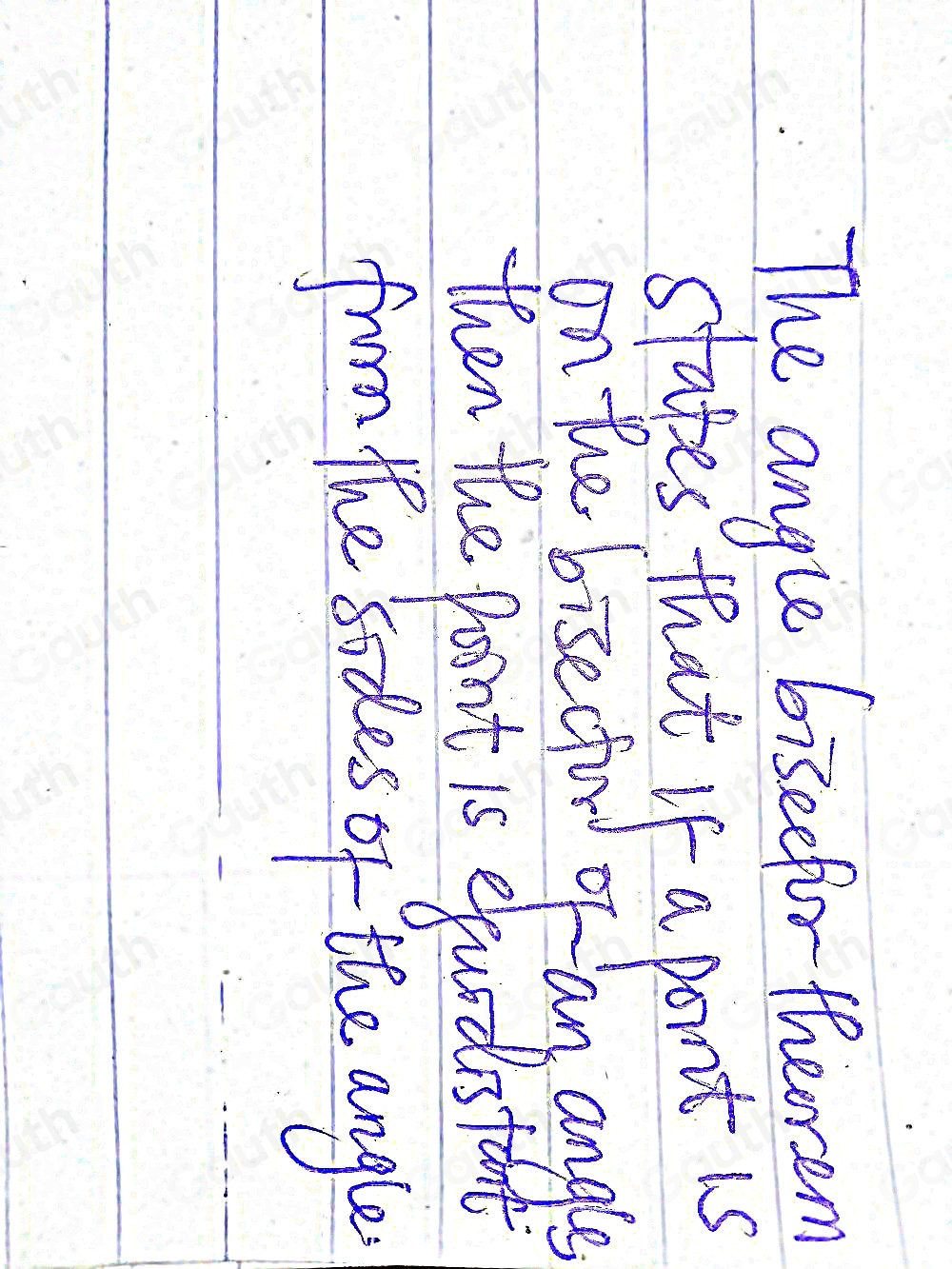 Solved: Which of the following is the statement below describing? If a ...