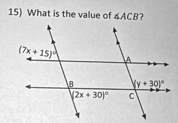 What is the value of ∠ ACB ?