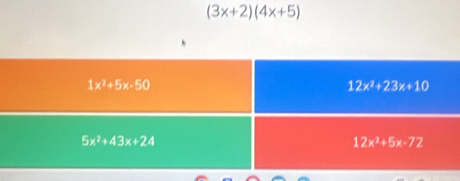 (3x+2)(4x+5)