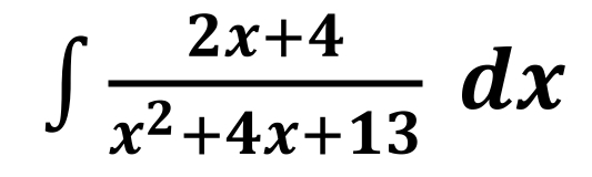 ∈t  (2x+4)/x^2+4x+13 dx