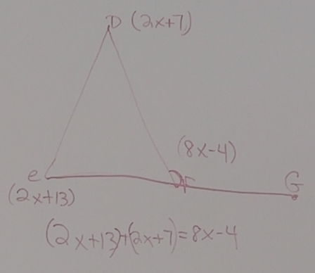 (2x+13)+(2x+7)=8x-4