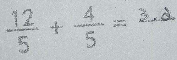  12/5 + 4/5 =frac .2.