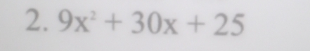 9x^2+30x+25