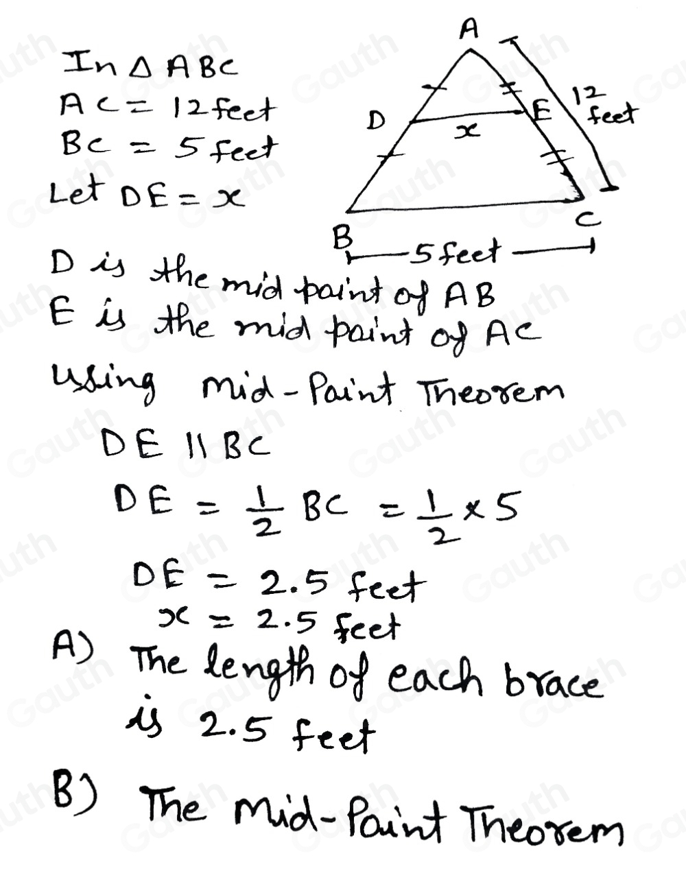 Solved: The figure above represents a swing set. The supp side of the ...