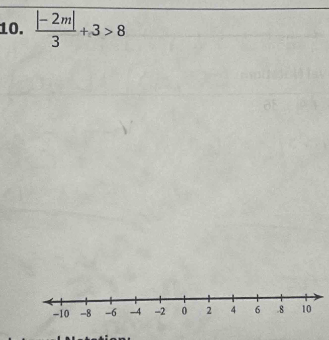  (|-2m|)/3 +3>8