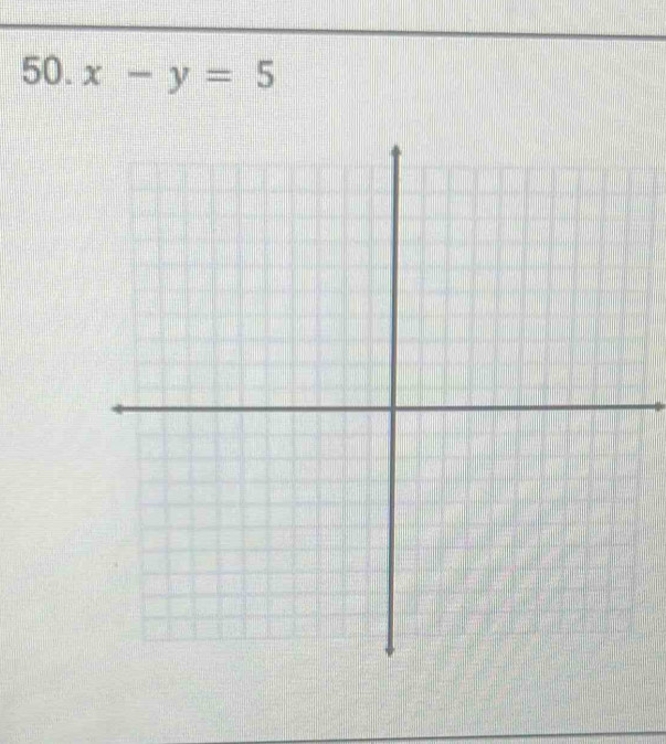 x-y=5