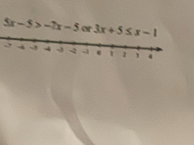 5x-5>-7x-5 or